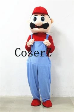 Game Super Mario Mascot Super Mary Adult Mascot Cosplay Costume