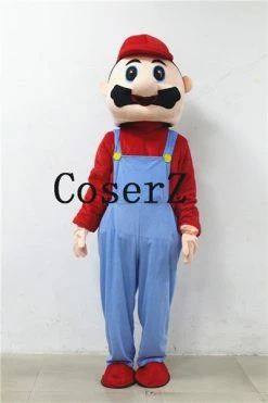 Game Super Mario Mascot Super Mary Adult Mascot Cosplay Costume