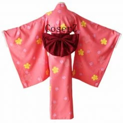 Anime Gugure Kokkuri-san Ichimatsu Kohina Kimono Cosplay Costume