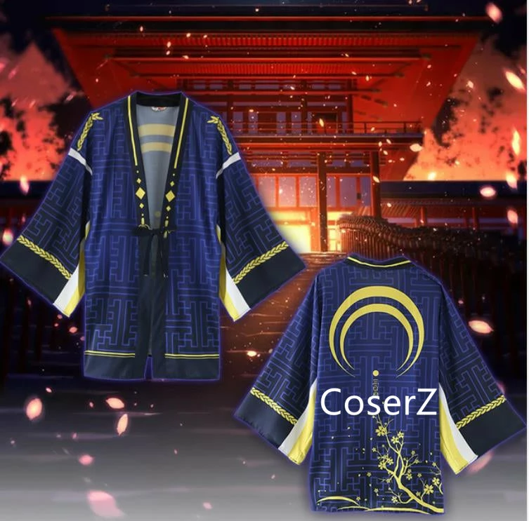 Anime Touken Ranbu Online Mikazuki Munechika Yukata Cosplay Costume 3 Anime Touken Ranbu Online Mikazuki Munechika Yukata Cosplay Costume