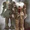 Movie/TV It 2017 Pennywise The Clown Costume Halloween Carnival Adult Cosplay Costume 2 Movie/TV It 2017 Pennywise The Clown Costume Halloween Carnival Adult Cosplay Costume