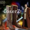 Movie/TV Star Wars Jedi Obi-Wan Kenobi Cosplay Shoes Boots Cosplay Costume 2 Movie/TV Star Wars Jedi Obi-Wan Kenobi Cosplay Shoes Boots Cosplay Costume