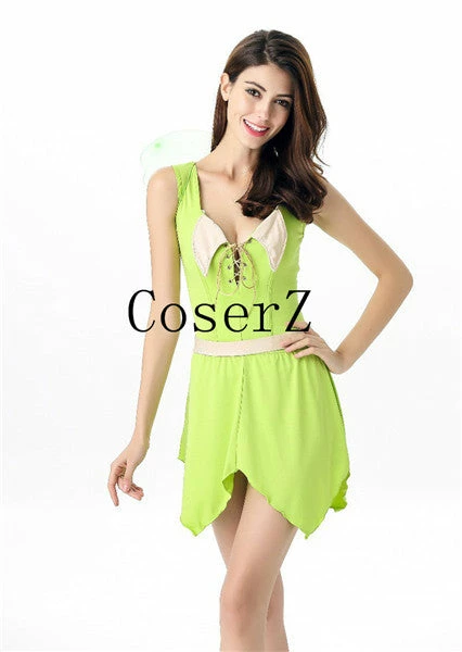 Movie/TV The Wizard Of Oz Woodland Green Gorgeous Fairy Princess Cosplay Costume 3 Movie/TV The Wizard Of Oz Woodland Green Gorgeous Fairy Princess Cosplay Costume
