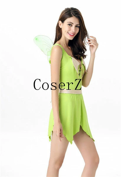Movie/TV The Wizard Of Oz Woodland Green Gorgeous Fairy Princess Cosplay Costume 4 Movie/TV The Wizard Of Oz Woodland Green Gorgeous Fairy Princess Cosplay Costume