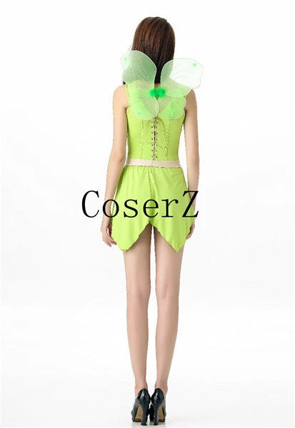 Movie/TV The Wizard Of Oz Woodland Green Gorgeous Fairy Princess Cosplay Costume 5 Movie/TV The Wizard Of Oz Woodland Green Gorgeous Fairy Princess Cosplay Costume
