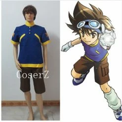 Anime Digimon Adventure Digital Monster Yagami Taichi Cosplay Costume