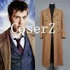 Movie/TV Doctor Who Dr. Brown Long Trench Cosplay Costume 2 Movie/TV Doctor Who Dr. Brown Long Trench Cosplay Costume