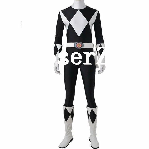 Movie/TV Power Ranger Goushi Black Ranger Jumpsuit Cosplay Mammoth Ranger Cosplay Costume 4 Movie/TV Power Ranger Goushi Black Ranger Jumpsuit Cosplay Mammoth Ranger Cosplay Costume