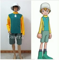 Anime Digimon Adventure Digital Monster Takeru Takaishi T.K.Takaishi Cosplay Costume