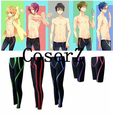 Anime Free Iwatobi Swim Club Cosplay Costume 3 Anime Free Iwatobi Swim Club Cosplay Costume