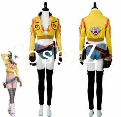 Game Final Fantasy FF15 Cindy Aurum Gas Jacket Cosplay Costume
