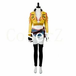 Game Final Fantasy FF15 Cindy Aurum Gas Jacket Cosplay Costume