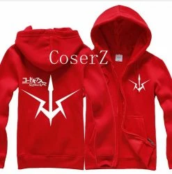 Anime Code Geass Lelouch Of The Rebellion Men Hoodies Logo Cotton Sweatshirt Men Hooded Jacket Cosplay Costume