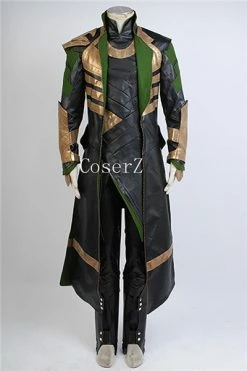 Movie Thor The Dark World Loki Costume Full Set Cosplay Costume