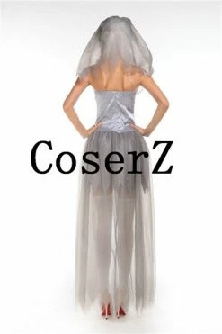 Movie/TV Corpse Bride Skeleton Scary Zombie Cosplay Costume