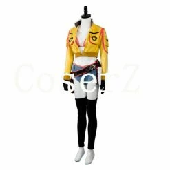 Game Final Fantasy FF15 Cindy Aurum Gas Jacket Cosplay Costume