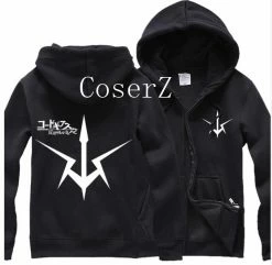 Anime Code Geass Lelouch Of The Rebellion Men Hoodies Logo Cotton Sweatshirt Men Hooded Jacket Cosplay Costume