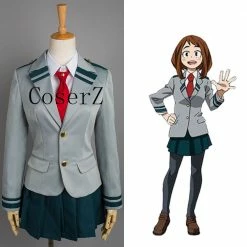 Anime Boku Hero Academia My Hero Academia Tsuyu School Uniform Cosplay Costume