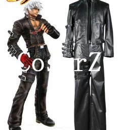The King Of Fighters 99 K DASH Black Game Cosplay Costume