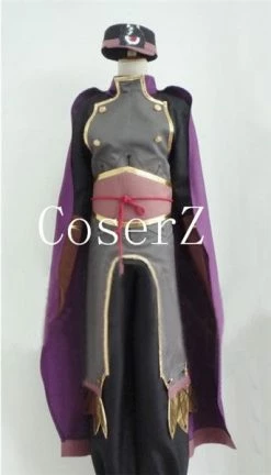 Game Blazblue Tsubaki Yayoi Cosplay Costume