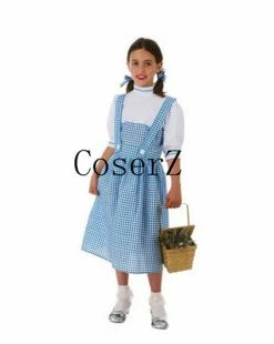 Movie/TV The Wizard Of Oz Custom Made Knee Length Dorothy Cosplay Costume