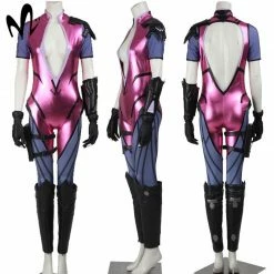 Game OW Cosplay Amelie Lacroix Widowmaker Cosplay Costume Halloween Costumes For Women Adult Sexy Widowmaker Jumpsuit