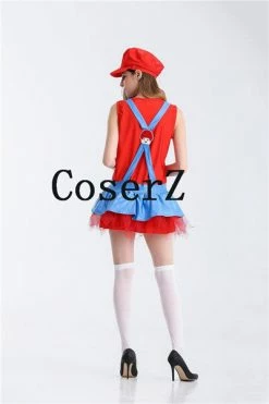 Game Super Mario Luigi Cosplay Costume