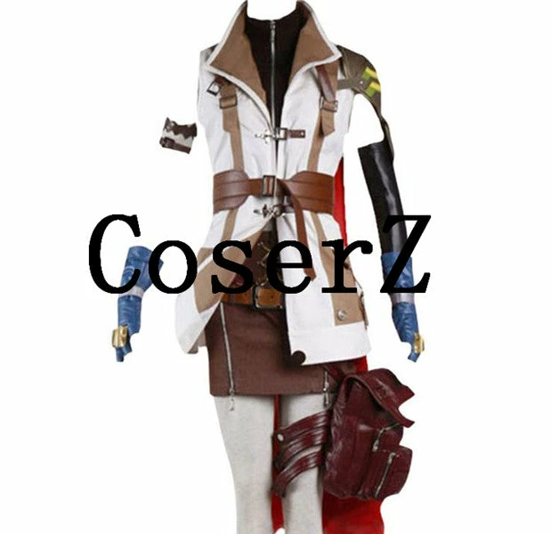 Game Final Fantasy XIII FF 13 Lightning Cosplay Costume Halloween Costume Cosplay 3 Game Final Fantasy XIII FF 13 Lightning Cosplay Costume Halloween Costume Cosplay