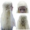 Wigs Daenerys Targaryen Dragon Princess Light Wig Game Of Thrones Braids Cosplay Wig