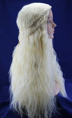 Wigs Daenerys Targaryen Dragon Princess Light Wig Game Of Thrones Braids Cosplay Wig