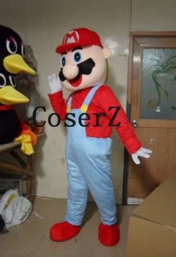 Game Super Mario Luigi Brothers Mascot Costume Fancy Party Cute Cosplay Costumes