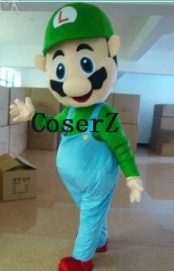 Game Super Mario Luigi Brothers Mascot Costume Fancy Party Cute Cosplay Costumes