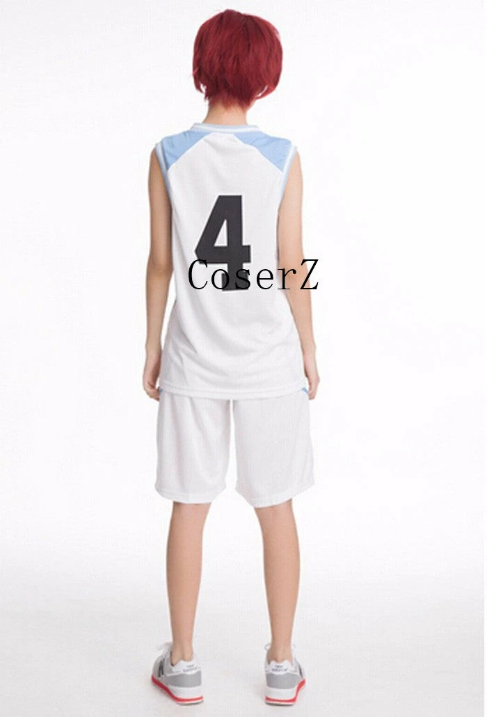 Anime KUROKO'S BASKET BALL Kuroko No Basuke RAKUZAN School Basket Ball Cosplay Costume 4 Anime KUROKO'S BASKET BALL Kuroko No Basuke RAKUZAN School Basket Ball Cosplay Costume