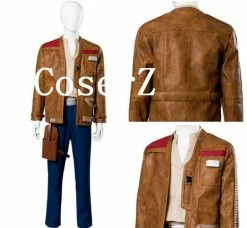 Movie/TV Star Wars 8 Costume The Last Jedi Finn Adult Halloween Cosplay Costume