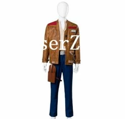 Movie/TV Star Wars 8 Costume The Last Jedi Finn Adult Halloween Cosplay Costume