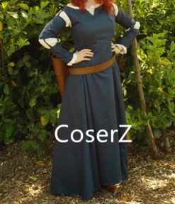 Princess Merida Cosplay Costume, Merida Dress