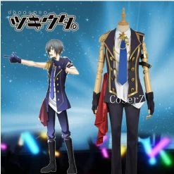 Anime Tsukiuta Six Gravity Arata Uzuki Stage Cosplay Costume