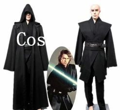 Movie Star Wars Anakin Skywalker Costume Darth Vader Robe Cloak Halloween Cosplay Costume Other Movies TV Costumes