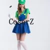 Game Super Mario Luigi Bros Cosplay Costume