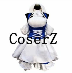 Anime Chobits Cosplay Costume Blue Maid Costume