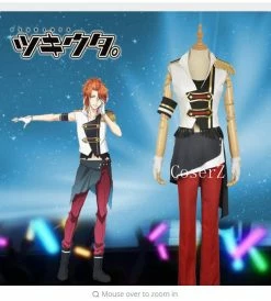 Anime Tsukiuta Procellarum Haduki You Stage Cosplay Costume