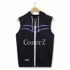 Anime Fate Grand Order Shielder Matthew Kyrielite Sleeveless Hooded Hoodie Cosplay Costume