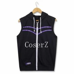 Anime Fate Grand Order Shielder Matthew Kyrielite Sleeveless Hooded Hoodie Cosplay Costume