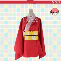 Anime Gintama Silver Soul Kagura Kimono Cosplay Costume
