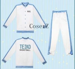 Anime Kuroko's Basket Ball Kuroko No Basuke Teiko School Basket Ball Team Cosplay Costume