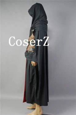 Movie/TV Star Wars Darth Revan Black Outfit Cape Cloak Cosplay Costume 9 Movie/TV Star Wars Darth Revan Black Outfit Cape Cloak Cosplay Costume