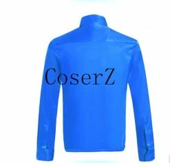 Movie/TV Michael Jackson 99 DANGEROUS SHIRT WITH TIE Red Blue Color Cosplay Costume