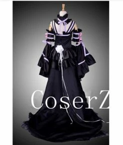 Anime Chobits Eruda Black Gorgeous Dress Cosplay Costume