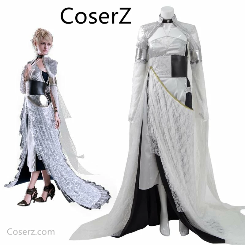 Game Custom-made Kingsglaive Final Fantasy XV Lunafreya Dress, Lunafreya Nox Fleuret 3 Game Custom-made Kingsglaive Final Fantasy XV Lunafreya Dress, Lunafreya Nox Fleuret