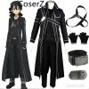 Custom-made Anime Sword Art Online Kirito Cosplay Kostium Kostiumy 1 Custom-made Anime Sword Art Online Kirito Cosplay Kostium Kostiumy